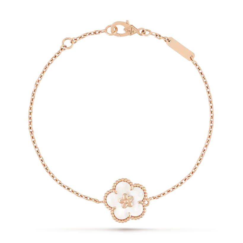 [Everoly JW] GLÜCKLICHES WEISSES PFLAUMENBLÜTENARMBAND
