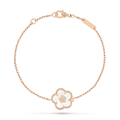 [Everoly JW] GLÜCKLICHES WEISSES PFLAUMENBLÜTENARMBAND