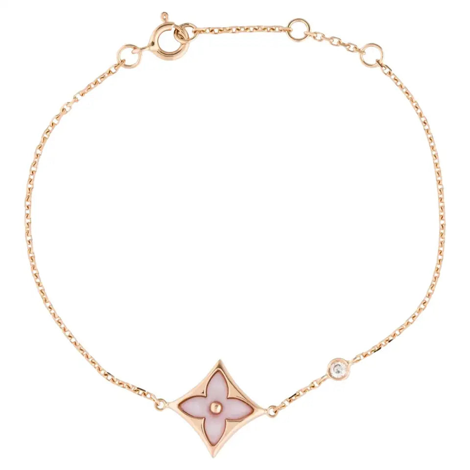 [Everoly JW]STAR 1 DIAMOND PINK GOLD BRACELET