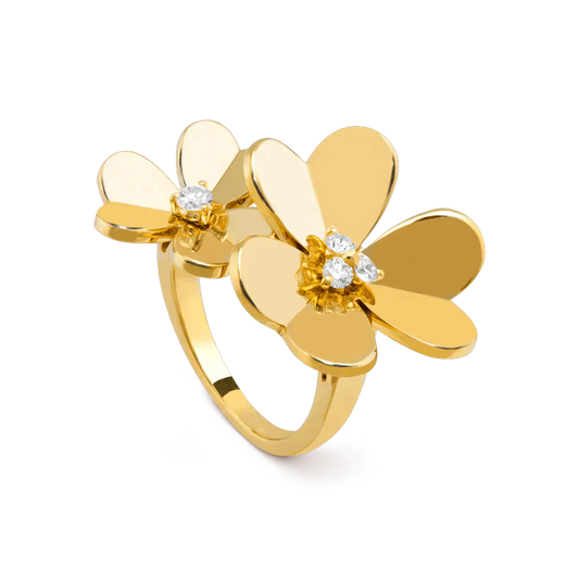 [Everoly JW]CLOVER COMOS GOLD DIAMOND RING