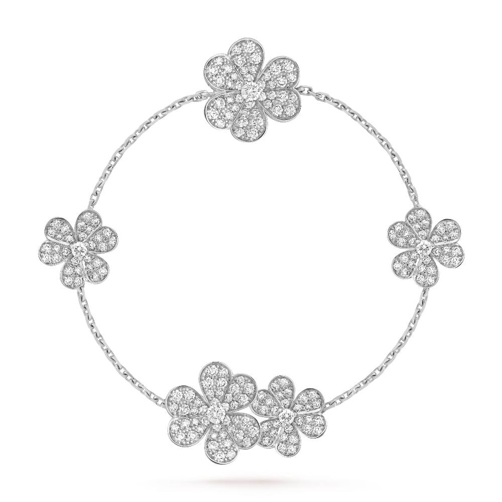 [Everoly JW]FRIVOLE SILBER 5 BLUMEN ARMBAND