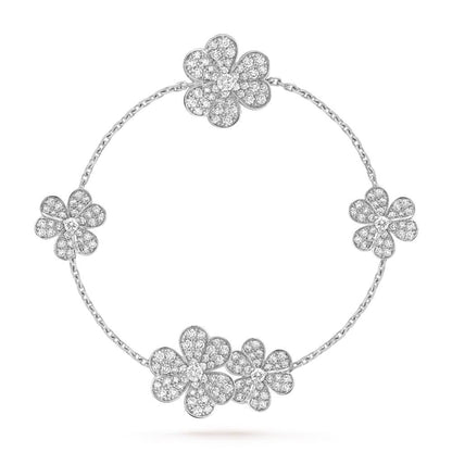 [Everoly JW]FRIVOLE SILBER 5 BLUMEN ARMBAND