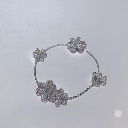 [Everoly JW]FRIVOLE SILBER 5 BLUMEN ARMBAND