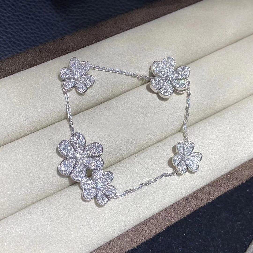 [Everoly JW]FRIVOLE SILBER 5 BLUMEN ARMBAND