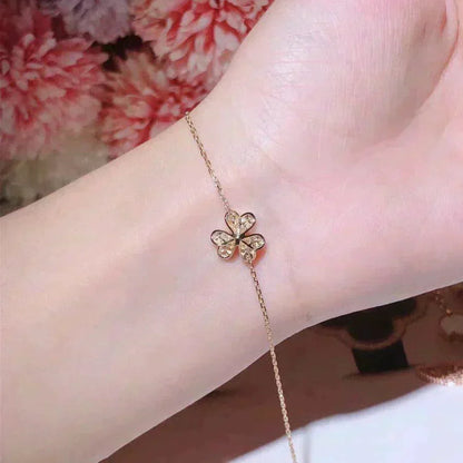 [Everoly JW]FRIVOLE GOLD BLUMEN DIAMANT ARMBAND