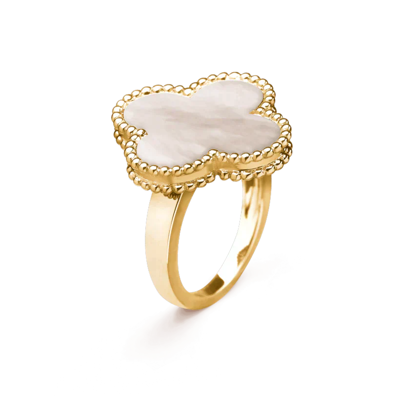 [Everoly JW]CLOVER WHITE MOP RING