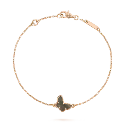 [Everoly JW] Armband mit Schmetterlings-Grau-Perlmutterfalter
