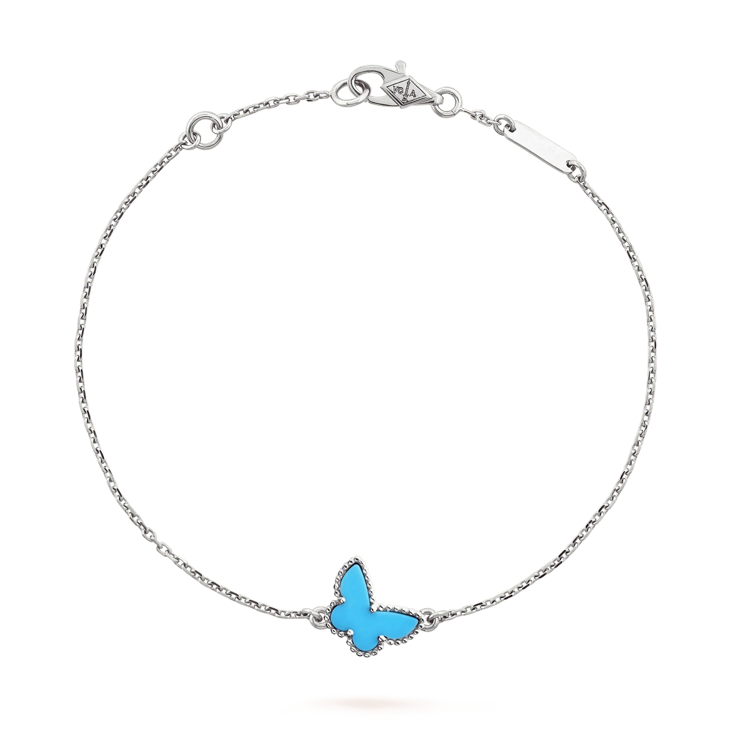 [Everoly JW] SCHMETTERLING TÜRKIS SCHMETTERLING ARMBAND SILBER