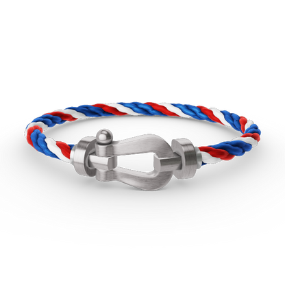 [Everoly JW]FORCE LARGE HORSESHOE NO DIAMOND BRACELET SILVER