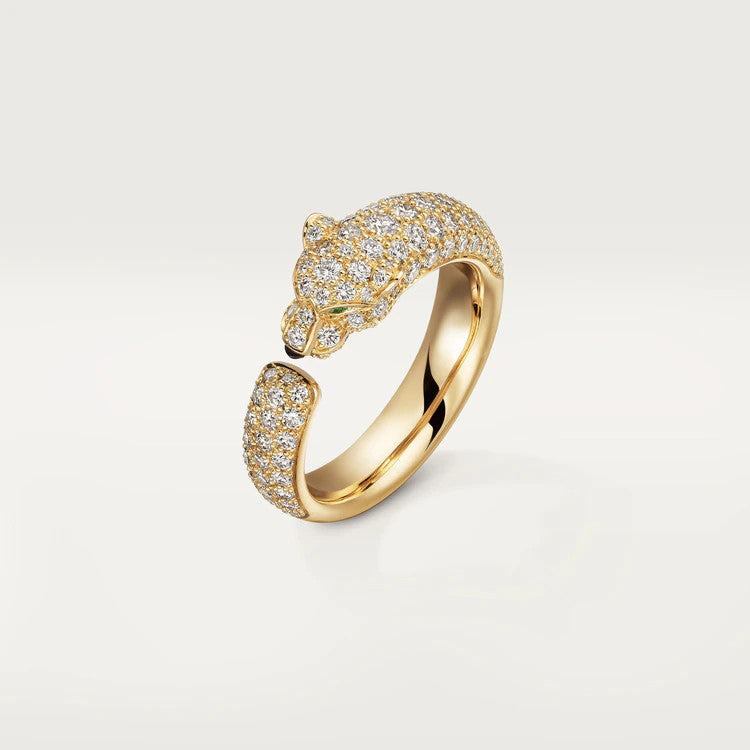 [Everoly JW]PANTHERE PINK GOLD DIAMOND RING