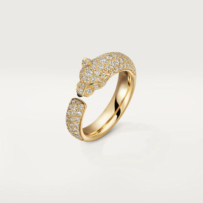 [Everoly JW]PANTHERE PINK GOLD DIAMOND RING
